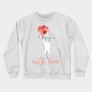 with love Crewneck Sweatshirt